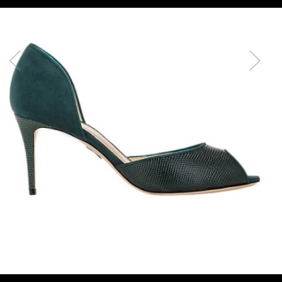 Paul Andrew d'Orsay peep toe pump