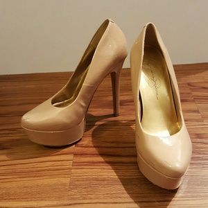 Nude Platform Heels