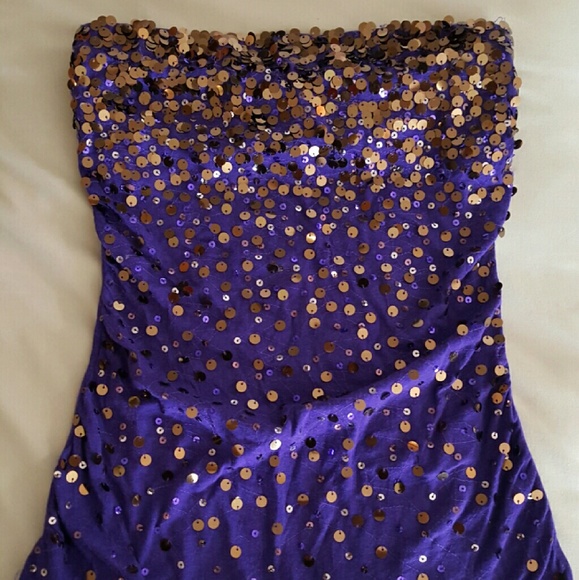 Purple Express Tube Top