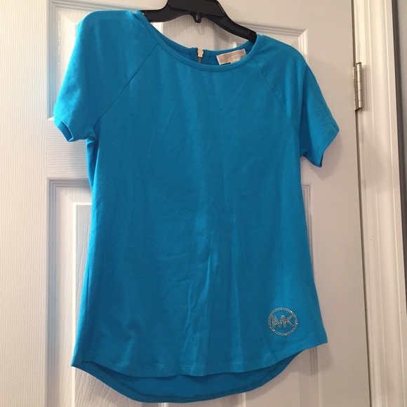 Michael Kors Zipper Back Top