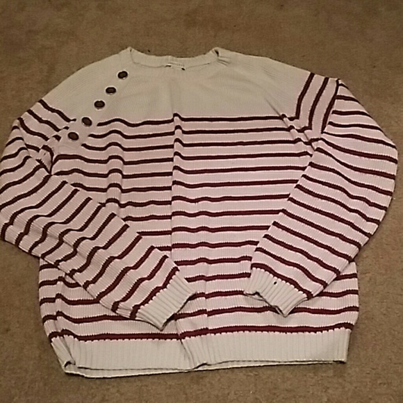 Striped Knit Sweater - Picture 1 of 1