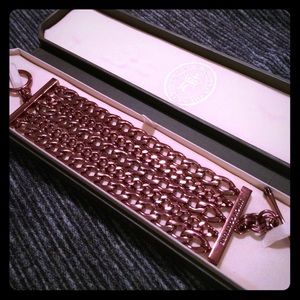 Juicy couture pink chain bracelet