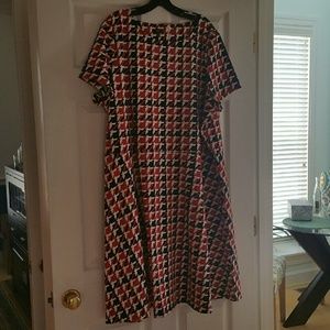 Talbots Dresses - Talbots Modern Houndstooth Fit & Flare Dress Talbots Dresses - Talbots Modern Houndstooth Fit & Flare Dress