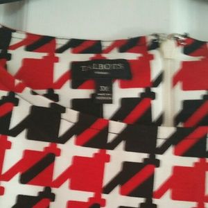 Talbots Dresses - Talbots Modern Houndstooth Fit & Flare Dress Talbots Dresses - Talbots Modern Houndstooth Fit & Flare Dress