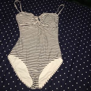 Striped one piece Old Navy swimsuit