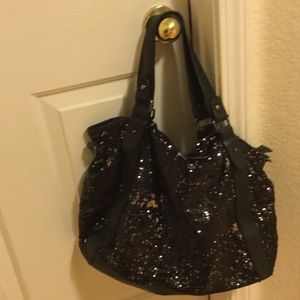 Sequined purse