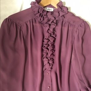 Vintage lavender blouse