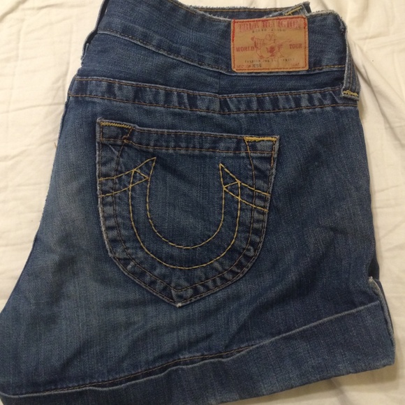 True Religion denim shorts