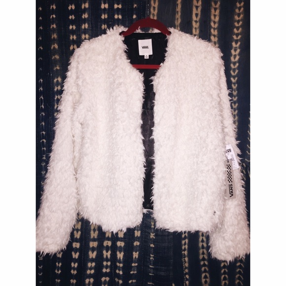 Vans foux fur coat
