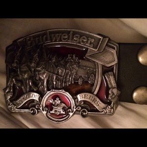 Belt buckle vintage style BUDWEISER