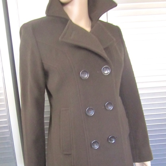 Anne Klein Ladies Wool Peacoat SZ Petite Small