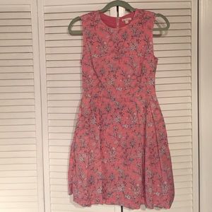 Gap fit and flare floral dress.