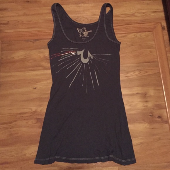 Gray True Religion Tank