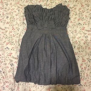 Brand new short dress with the zipper in the back