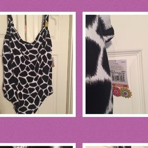 24W Michael Kors swimsuit w/tags & hygienic liner!