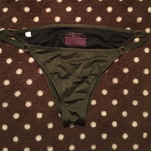 BRAND NEW  VS  olive green bikini bottoms!