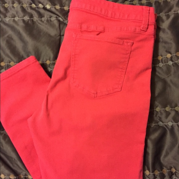 jcpenney Denim - Coral skinny ankle jeans