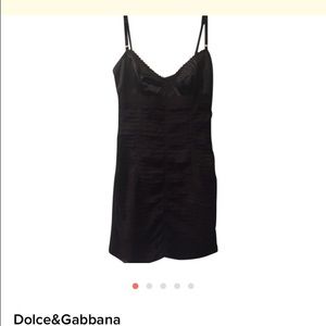 D&G black mini dress