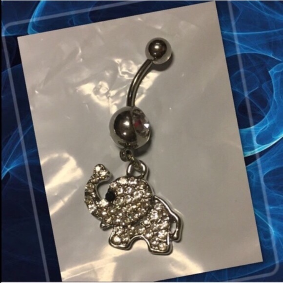 ✨Lucky elephant belly ring✨ - Picture 2 of 4