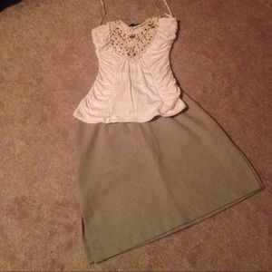 💕 Side slit skirt