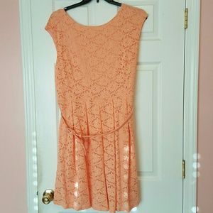 Alfani Lace Overlay Dress
