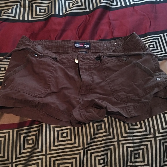 Brown Short Shorts by Eckō - Picture 1 of 3