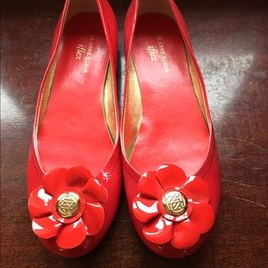 Anne Klein flower flats