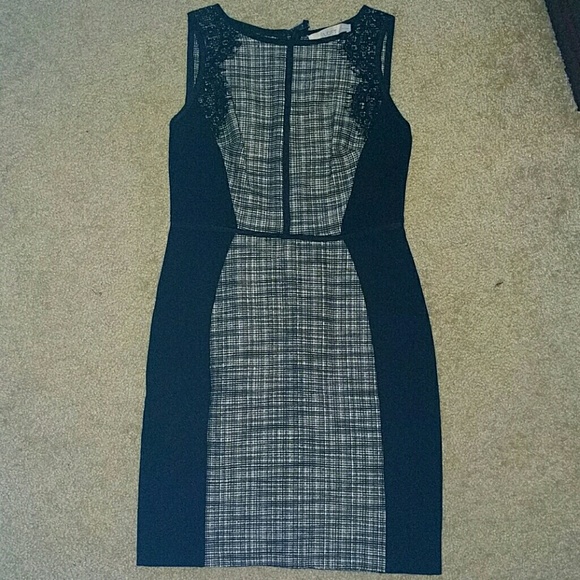 Ann taylor loft pencil dress petite 00