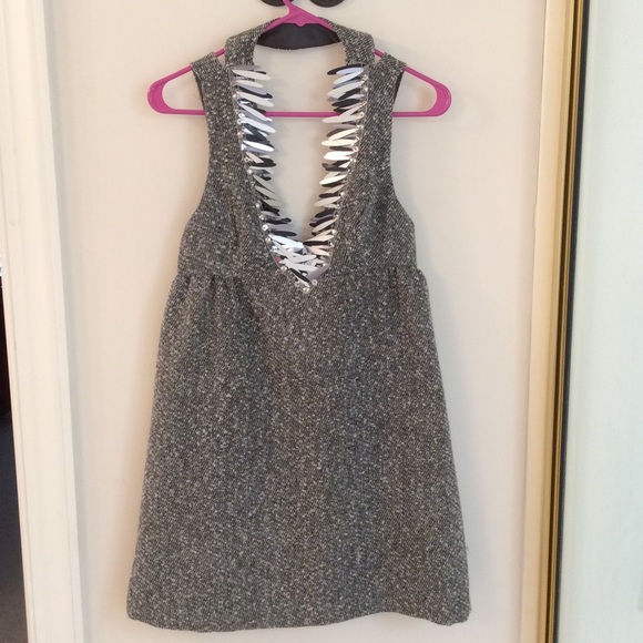 Anna Sui Dress w/ neckline embellishments
