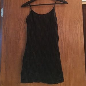 Like new shiny black women's tank