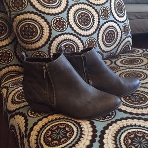Brown booties