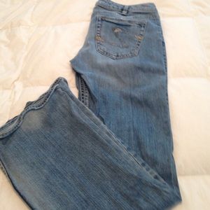 Silver Alex 31/33 distressed bootcut