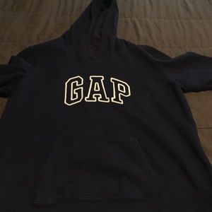 Gap Navy Blue hooded Sweatshirt