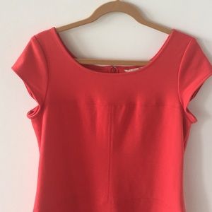 Banana Republic dress , coral, size 12.