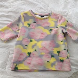 Topshop scuba tee- size us 4
