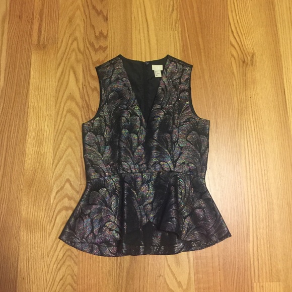 Peplum Structured Tank