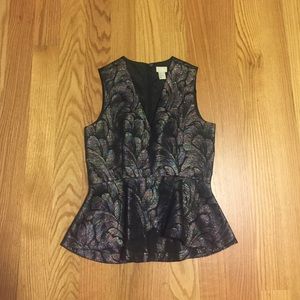 Peplum Structured Tank