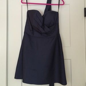 Navy blue cocktail dress