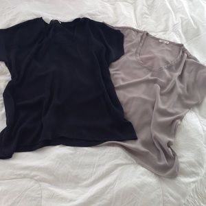 2- Soprano Nordstrom Rack gray and black blouse