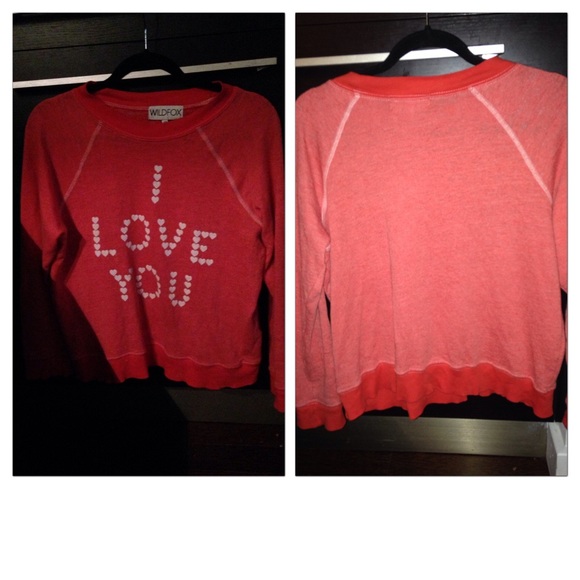 Wildfox I Love You Pullover - Picture 2 of 4