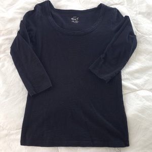 J crew 3/4 length painters tee