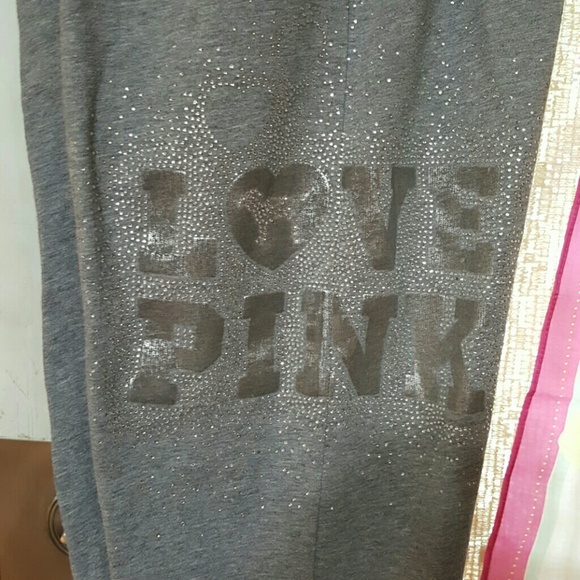 LOVE PINK GLITTER BF PANT  XS/S?