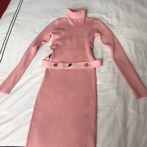Marciano pink sweater dress size S