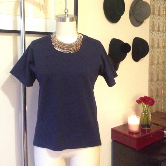 small J Crew raglan spacer tee.