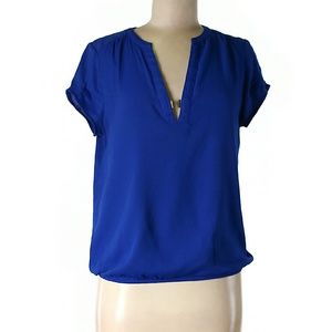Zara Basic short sleeve blouse