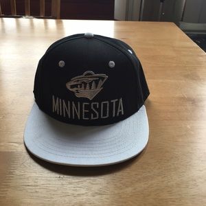 Minnesota Wild Flat Brim Hat RARE!
