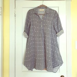 Anthropologie polka dot dress