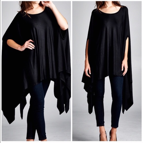 Best selling oversized Tunic poncho A line - Picture 2 of 4