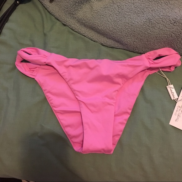 BNWT FRANKIES BIKINIS PINK MALIBU BOTTOM