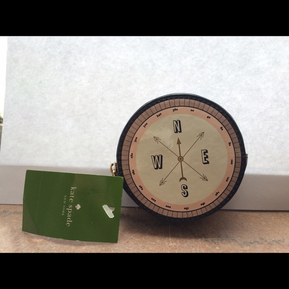 Kate Spade Compass Coin Purse RARE